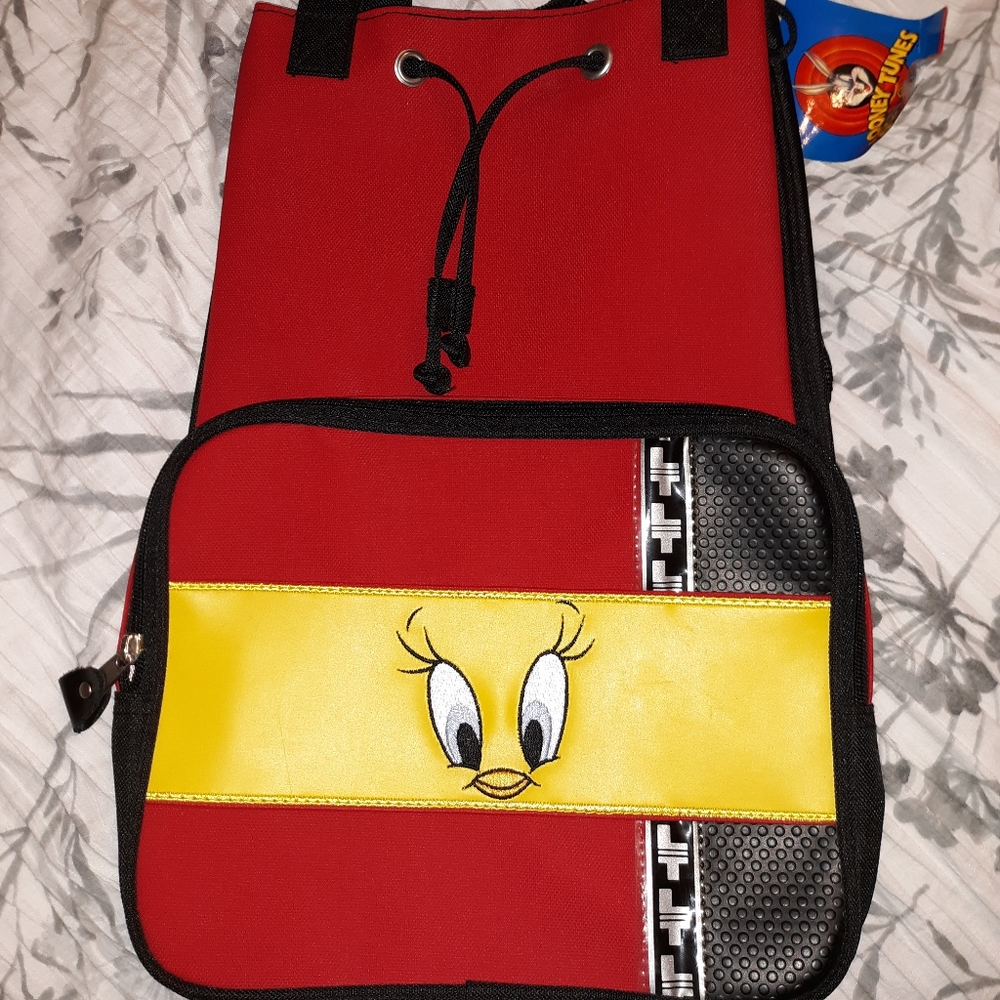 Vintage 90's Looney Tunes Tweety Bird Backpack
